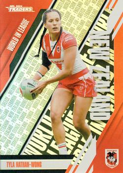 2024 NRL Traders Titanium - World In League #WL44 Tyla Nathan-Wong Front